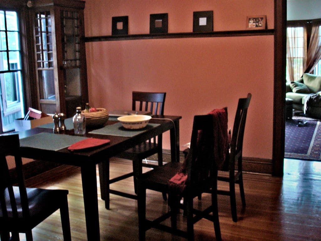Dining table with 6 chairs