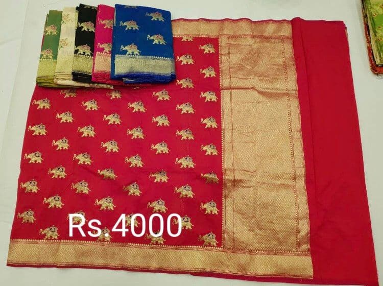 Banarasi silk saree, worn once