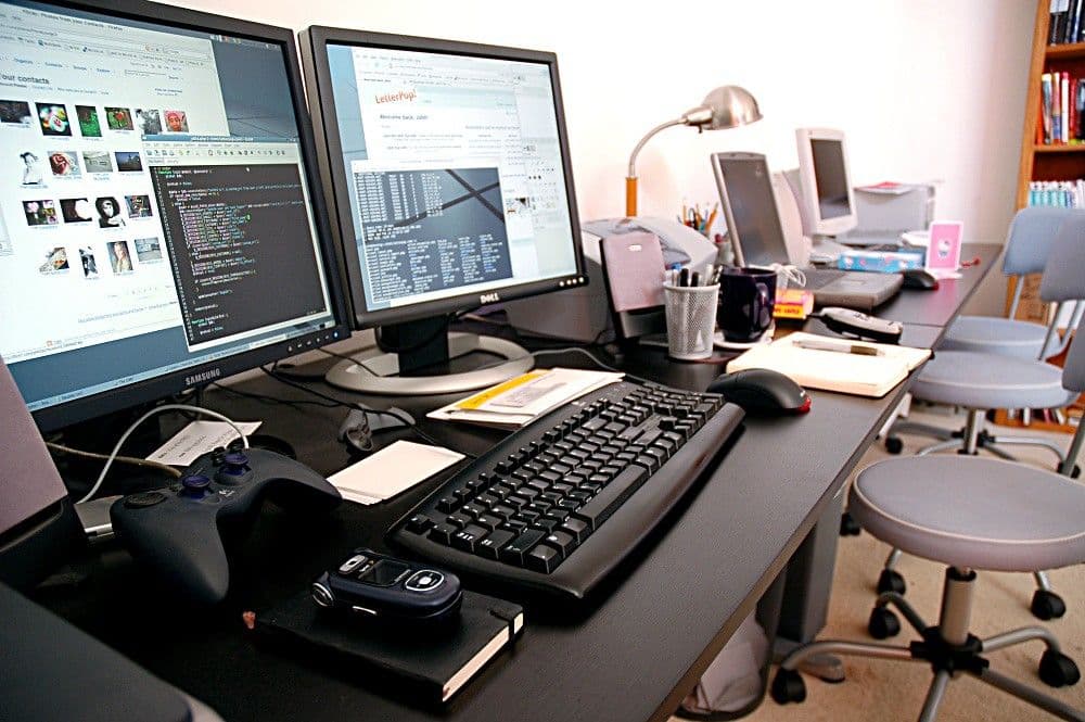 Study desk + ergonomic chair combo